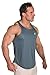 Dri Fit Microfiber Bodybuilding Stringer Tank Top Y-Back Racerback, Small, Charcoal Grey