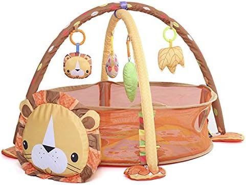 Tapete Infantil De Atividades 3 em 1 Leão, Color Baby