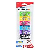 Pentel Hi-Polymer Block Eraser Colors