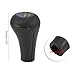 Manual Gear Shift Knob, Car Gear Shifter Knob Stick Head Lever for BMW 1 3 5 7 Series E81 E82 E87 E90 E91 E92 E60 E61 E63 E84 E53 E28 E30 E34 E36 ((5 speed))