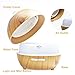 Essential Oil Diffuser, Avaspot 2 PACK 250ml Wood Grain Aromatherapy Ultrasonic Aroma Diffuser, Portable Cool Mist Humidifier with Auto Shut Off, 7 LED Colors and Adjustable Mist Mode for Christmas