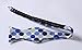 SetSense Men's Polka Dot Jacquard Woven Self Bow Tie Set