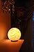 Crystal Allies Gallery: CA SLS-Globe-L Natural Himalayan Globe Salt Lamp on Wood Base with Cord, Light Bulb & Authentic Crystal Allies Info Card