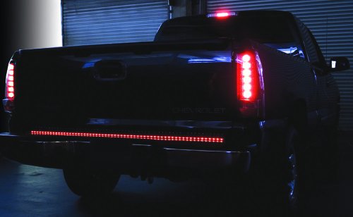 IPCW LEDB-60R 60" Crystal Clear LED Multi-Function Tailgate Light Bar with Reverse light - 1 Piece