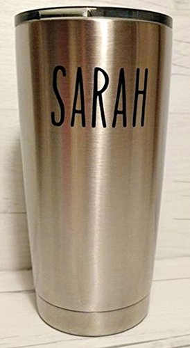 Tall Font Custom Name For Tervis Yeti Decal, Yeti Rambler Decal, Yeti Tumbler Decal, Ozark Tumbler Decal, Wall Vinyl Decal, Ozark Trail Decal, RTIC, Wall Filler, Vinyl Decal Stickers