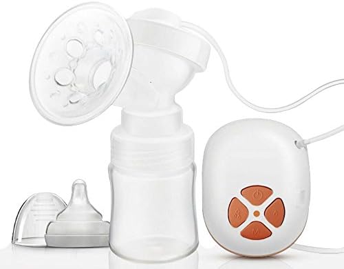 LLZJ Electric Breast Pump Bottle Sucking Milking Mute Single Automatic Function Massage Postpartum Prolactin suction Great Intelligent Pregnant Women Machine White