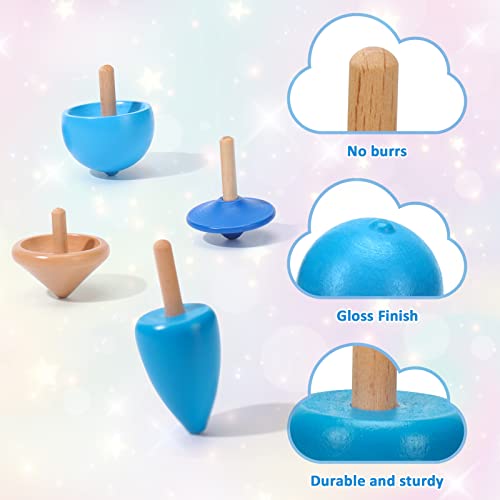 Wooden Spinning Top,Wooden Spinner Toys,Montessori Wooden Toy,Spinning