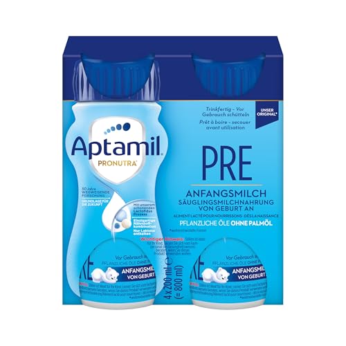 Aptamil Pronutra-ADVANCE PRE – 6x4x200 ml – Anfangsmilch von Geburt an