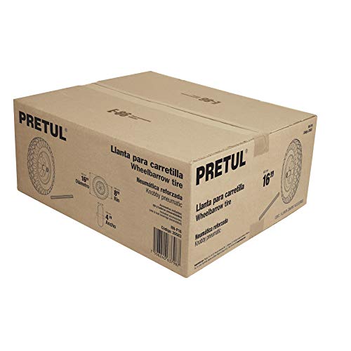 TRUPER RN Wheelbarrow Tires Knobby Pneumatic 16"x 4" (41x10cm) Pricepulse