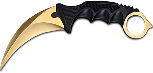NEZIMI CSGO Knife Fixed Blade Fade Counter Strike Karambit Knife Combat Knife