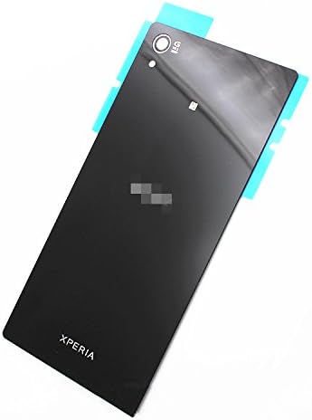 Battery Back Glass Housing Cover Door for Sony Xperia Z5 Premium E6853 E6833 E6883 (Black)