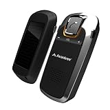[Upgrade Version] Avantree Bluetooth Car Kit with Solar Charging for Handsfree Call, GPS and Music, Wireless Visor Speakerphone, Connect Two Phones - Sunday Plus