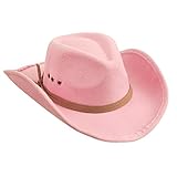 Mud Pie Girls Pink Cowboy Hat (one size)