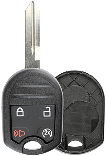 image for KeylessOption Keyless Entry Remote Uncut Blank Ignition Key Blade Fob 