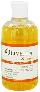 Image of Olivella Bath & Shower Gel Olive Oil Orange Size 16.9 Ounces