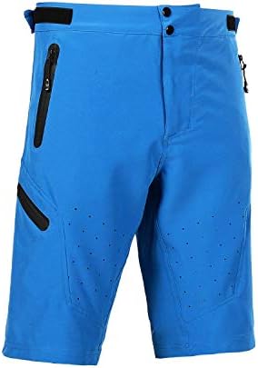 Men's biking shorts with breathable holes, designed to hold dry during rides. Price: $27.99 as of Aug 09, 2023.