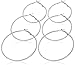 Silver And Gold Plate Hoop Earrings Set For Women Teen Jewelry Diamond Cut 3 Pairs Gold And Luster
