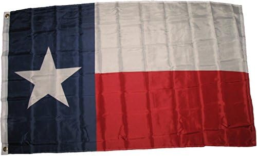 Premium Texas State Flag (3 By 5 Foot) - Large Flag With Brass Grommets - 100% Super Polyester Material - Perfect For Hanging Indoor/Outdoor
