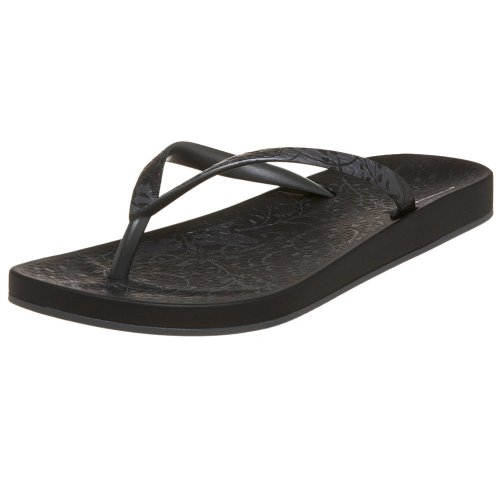 rider women's romantic thong, black/silver/dark grey, 10 m