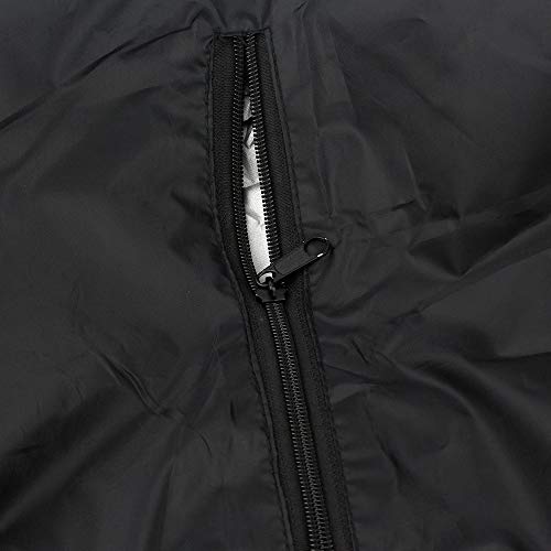 Cushion Bag, Garden Cushion, Storage Bag, Garden Cushions, Protective Cover, Oxford Storage with Carry Handle for Garden Furniture, Cushions, Christmas Trees, Black (173 x 76 x 51 cm)