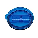 Lid For Yeti,30 oz Rambler Tumbler,Spill Proof & Splash Resistant Blue Color