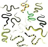 U.S. Toy Life Like Rubber Snakes (24 Count)