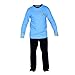 Star Trek Adult Officer Uniform Pajama Set Spock Blue L