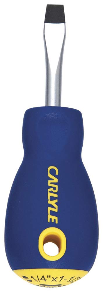 Carlyle Hand Tools Screwdriver - Slotted - 1/4"