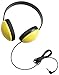 Califone 2800-YL Listening First Headphones in Yellow