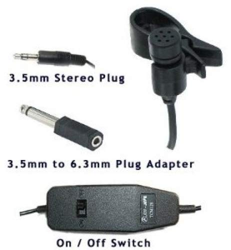 AV-JEFE TCM128 Lavalier Microphone for Mixer, Digital Recorder, and Camcorder