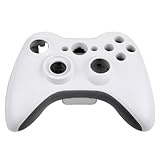 HDE Xbox 360 Wireless Controller Shell Buttons Thumbsticks Replacement Case Custom Cover Kit - White