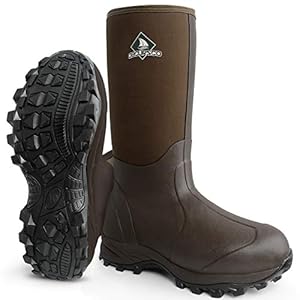 Best Hunting Boots For Cold Weather to Keep Warm In Cold Weather! 21 Obcursco Waterproof 6mm Neoprene Rubber Boot