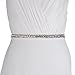 Azaleas Women's Stunning Crystal Wedding Dress Sash Belts Bridal Belt Sashes for Wedding Dress