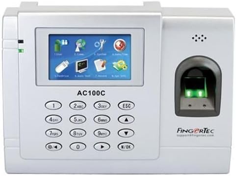 Fingertec Full Color Biometric Time Attendance System for 3000 Fingerprints - Fingertec AC-100C, Model: AC-100C, Tools & Outdoor Store