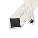 CAOFENVOO Beige Neckties Silk Mens Tie with Gift Box for Men Hanky Set