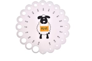 1pc Needle Gauge Lav Ruler Knitting Measure DIY Craft Tailoring Fabric Sewing Accessory for Women 2mm-10mm