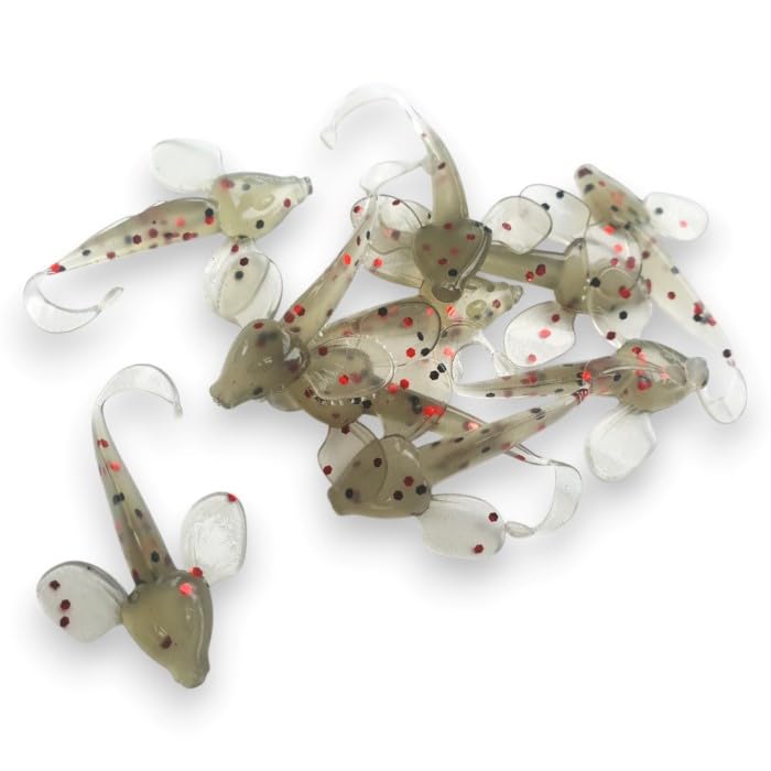 FISHIN ADDICT GOBY BULLHEAD 80mm (3.15'') fishing lure twisted tail spark 5 pack