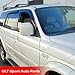 LT Sport Custom Fit 97-04 MITSUBISHI MONTERO SPORT Side Window Visor Deflector