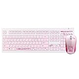 Hello Kitty Wireless Keyboard Mouse Combo 2.4Ghz USB Receiver