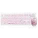 Hello Kitty Wireless Keyboard Mouse Combo 2.4Ghz USB Receiver