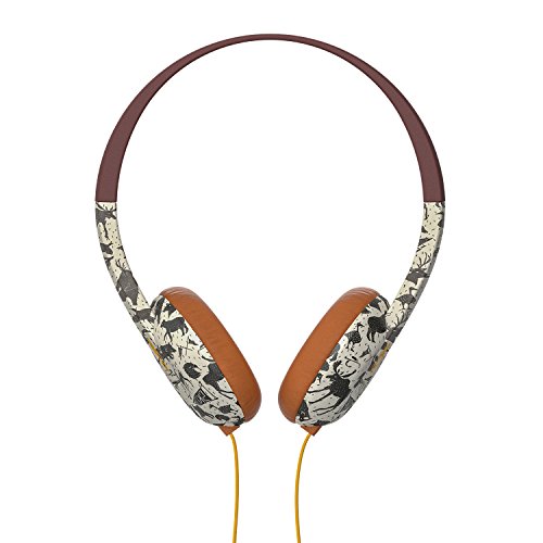 Skullcandy Uproar On-ear Headphones with Built-In Mic and Remote, Animal/Mustard