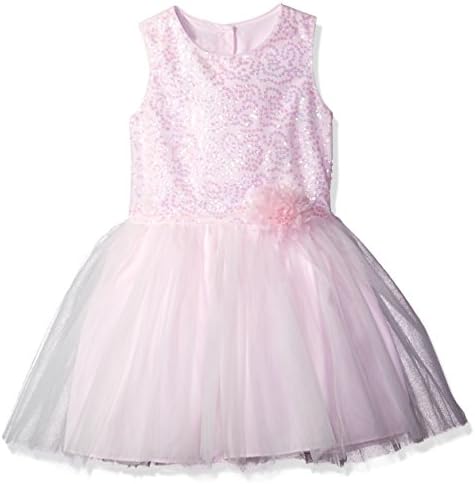 Marmellata Big Girls' Sequin Bodice Ballerina Dress, Pink, 12