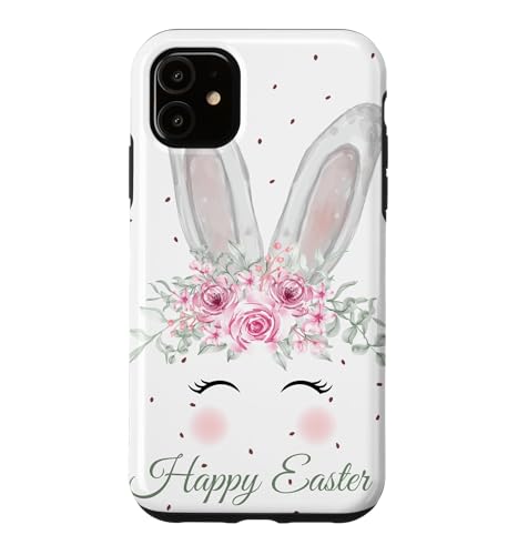 Happy Easter Bunny Pastel Colors Case for iPhone 11