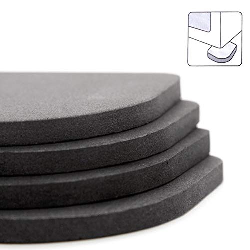 BeesClover New 4pcs Washing Machine Pad Refrigerator Floor Protectors Anti Vibration Furniture Shock Proof Non Slip Feet Tailorable Mat Show