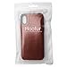 Hoofur Slim Fit Premium Leather Compatible with iPhone Xs Wallet Case Card Slots Shockproof Folio Flip Protective Shell Compatible with iPhone X/Xs (5.8 inch) (Brown)