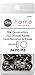 Dritz 9008 Upholstery Decorative Smooth Head Nails, Nickel, 3/8-Inch, 36-Pack