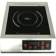 TI-1SS Commercial 13 inch Portable Single Burner Induction Ceramic-Glass Cooktop, 3200W, UL197 Certified