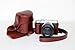 TechCare Ever Ready Protective Leather Camera Case Bag for Fujifilm X-A3, Fujifilm X-A2 Digital Cameras with XC16-50 mm Lens (Dark Brown), Fujifilm X-A3 case, Fujifilm X-A2 case