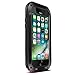 Perstar Shockproof Aluminum Metal Gorilla Glass Protection Case Cover for Apple iPhone 7 Plus (Black)