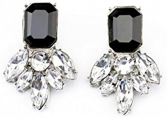 EOVE Statement Trendy Jewelry Elegant Shiny Resin Stone Plant Stud Earrings